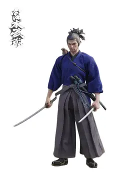 1/6 Rozsahu ZGJKTOYS L-001 Miyamoto Musashi Muž Vojak Japonský Samuraj Nastaviť Darček Vhodný 12Inch Akcie Obrázok Telo Bábiky 14