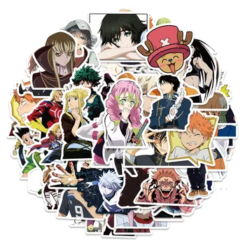 10/30/50PCS Populárnej Anime Graffiti Nálepky Cartoon Nepremokavé Nálepky Skateboard Batožiny Dekoratívne Samolepky Veľkoobchod 5