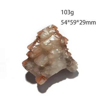 103g C5-4A Prírodné Kalcitu Minerálne kryštály vzoriek Forme Daye City, Hubei Province ČÍNA 2