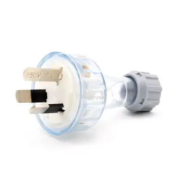 2 Ks 10 Ks 3 Kolík AU Plug DSP Rewirable Austrálsky Konektor Pre DIY Zmontované Napájací Kábel 7