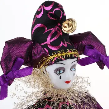 2 ks Porcelánové Bábiky Slza Klaun, Bábiky Oblečené v Kostýmoch, Halloween