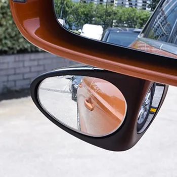 2 v 1 Auto Blind Spot Zrkadlo Široký Uhol Zrkadlo Otáčanie 360 Nastaviteľné Spätné Zrkadlo pre lada granta kalina vesta priora 16