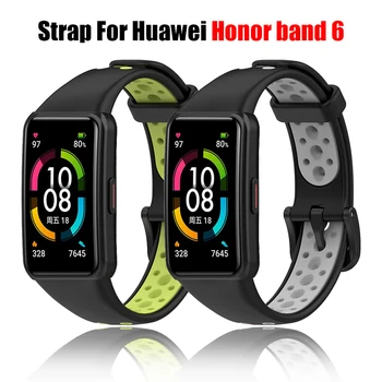 2021 Nový Silikónový Pre Huawei Honor 6 Popruh Smartwatch Príslušenstvo Náhradné Zápästí Náramok na Zápästie Honor 6 correa 7