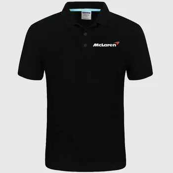 2022 Letné Tričko, McLaren logo Značky pánskej Módy Bavlna Krátky Rukáv Polo Shirts Pevné Jersey Topy Tees 17