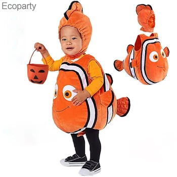 2022 Nové Dieťa Deti Ryby Clownfish Nemo Kostým Od Pixaru hľadá sa Nemo Vianočné Cosplay Kostým Halloween Kostýmy pre Deti 28 9