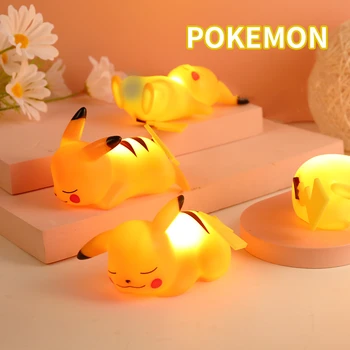 2022 Nové TAKARA TOMY Pokemon Nočné Svetlo Kawaii Pikachu Modely PVC Akcie Obrázok Anime Figúrka Svetelný Hračky, Darčeky pre Deti 4