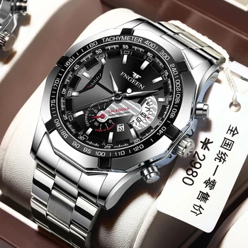 2022 Top Značky Luxusné Hodinky Módnej Bežné Vojenské Quartz Športové Náramkové hodinky Plné Oceľové Nepremokavé pánske Hodiny Relogio Masculino 12