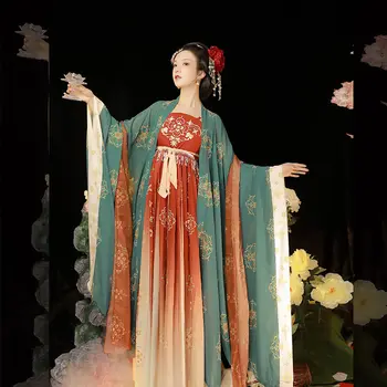2023 tradičnej čínskej hanfu šaty nastaviť ženy hanfu vintage dávnych kostým tang festival folk dance víla šaty a188 16