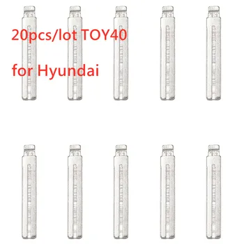 20pcs/veľa toy40 KD Flip Kľúč pre Kia K2 K5 pre Hyundai Verna I30 IX35 Sonáta Elantra 2