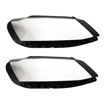 2X Auto, Predné Pravé Vedúci Svetlo Lampy Transparentné Tienidlo Svetlometu Shell Kryt Objektívu Maska Pre Jetta (Sagitar) 2012-2018 17