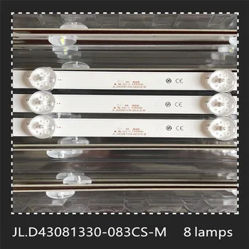 3ks/veľa pre JL.D39571330-083AS-M, E348124HN, 19AF430, D181224, 1.61.002.000070 7 lampy 765mm TV-40LE78T2S2SM V400HJ6-PE1 15