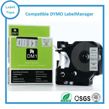 3PK dymo d1 labelmanager pásky 12 mm čierna na jasné 45010 kompatibilné DYMO label stroj doprava zadarmo kdekoľvek 10