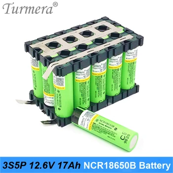3s 12v batérie 18650 pack ncr18650b 3400mah pre 3s5p 17Ah zváranie batéria pre e-bike batérie záhradné náradie s držiteľa prispôsobiť 11