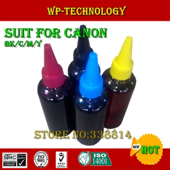 [4color Dyebased]Kompatibilná atramentová náplň špecializovaných oblek pre Canon 4 farebná tlačiareň ,Vysoká kvalita, BK, C, M, Y 13
