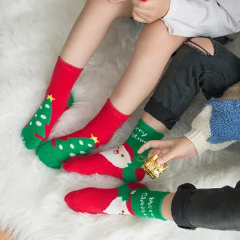 5 Párov /veľa Zime Vianoce Deti Ponožky Pre Chlapcov A Dievčatá 1-12 Rokov Dieťa Cartoon Oblečenie Deti Bavlna Batoľa Ponožka 4