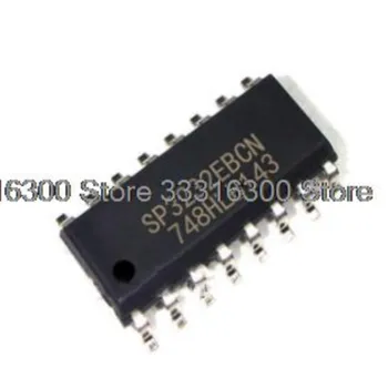 50PCS Nové SP3232EBCN SOP16 Kábel vysielač multichannel Ovládač prijímač čip