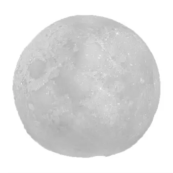 8.5 cm 3D Moon Lampa LED Nočné Svetlo Batérie Powered So Stojanom Hviezdna Lampa Spálňa Decor Nočné Osvetlenie Deti Darček Mesiac Lampa 8