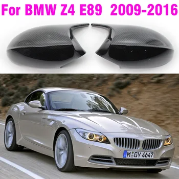 ABS Čierne Auto Bočné Spätné Zrkadlo Pokrytie Spp Výmena Za BMW E89 Z4 2009-2018 Dvere Auta Spätné Zrkadlo Pokrytie Prípad 4