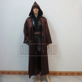 Anakin skywalker Cos Vianočný Večierok Halloween Jednotné Oblečenie Cosplay Kostým Prispôsobiť Akejkoľvek Veľkosti 13
