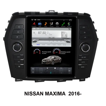 Android 9.0 Tesla Štýl Vertikálne Auta GPS Nagavition na NISSAN MAXIMA 2016 - Rádio Stereo Multimediálny Prehrávač s Bluetooth, WiFi 7