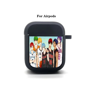 Anime Kuroko Basketbal AirPods 2 puzdro Apple AirPods 2 Slúchadlá taška Mäkké Silikónové Bluetooth Ochranné Slúchadlá Prípade 14