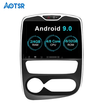 Aotsr Android 9.0 GPS navigácia, Auto DVD Prehrávač Pre Renault Clio 2016-2018 multimediálne 2 Din Rádio Rekordér 4GB+32 GB 2 GB+16GB 5