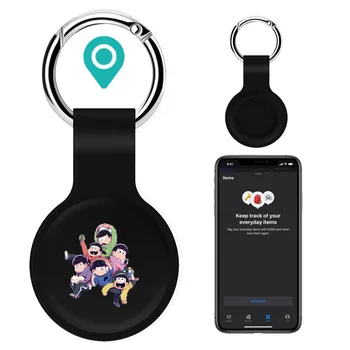 Apple Airtags Ochranné puzdro Tekutý Silikónový Locator Tracker Anti-stratené Zariadenie Keychain Pre anime Osomatsu-san Airtags prípade 8