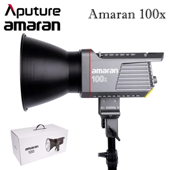 Aputure Amaran 100X LED Video Svetlo Bi-Color 2700-6500K 100W Bluetooth App Control 9 Svetelné Efekty Ultra Tichý Ventilátor