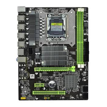 AU42 -X58 základnej Doske Počítača, 1366-Pin DDR3 RECC Pamäť Stolný Počítač Hra Sada základnej Dosky Podporuje, X5650 I7CPU Nastaviť 16