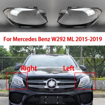 Auto Svetlometov Kryt Sklo Objektívu Shell Transparentné Tienidlo Auto Príslušenstvo Pre Mercedes Benz W292 ML 2015 2016 2017 2018 2019