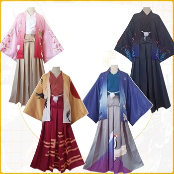 Bungo Túlavých Psov Dazai Osamu Nakahara Chuuya Kostým Kimono Kabát, Nohavice, Súpravy Hranie Rolí Dospelých Mužov 13