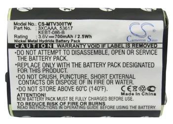 Cameron Čínsko 3XCAAA 53617 Batérie pre Motorola SX800 FV700 SX500R SX800R SX900R FV300 FV500 SX600 SX900 FV700R