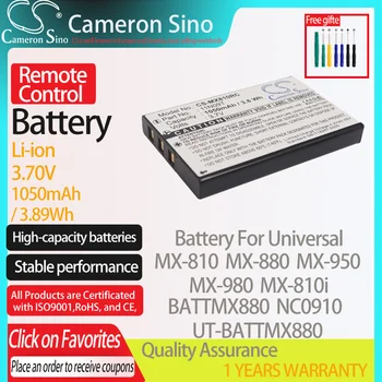 CameronSino Batérie pre Univerzálne MX-810 MX-MX 880-950 MX-980 MX-810 hodí Univerzálny BATTMX880 NC0910 Diaľkové Ovládanie batérie 4
