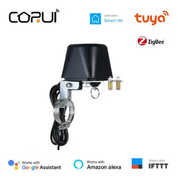 CORUI Tuya Zigbee Smart Ventil Regulátor Pre Plynovod Automatické Odstavenie Kompatibilný So Alexa Domovská stránka Google Inteligentný Život IFTTT 8