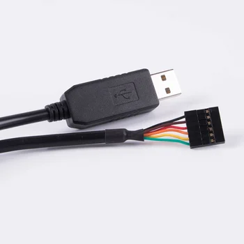 CP2102 USB 6Pin 2.54 mm Dupont Sériového portu RS232 Konvertor Kábel Adaptéra 13