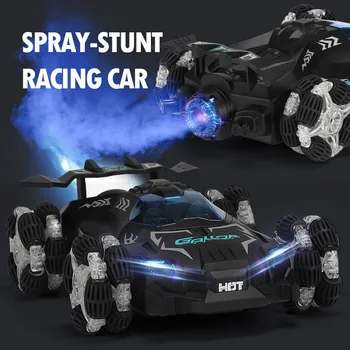Detská Hračka Drift Sprej Racing vysokorýchlostné Hudby Osvetlenie 2.4 G Diaľkové Ovládanie detské Elektrické Nabíjanie autíčka 7