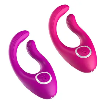 Diaľkové Ovládanie USB 2-Vedúci Vibrátor Stimulátor Ženy Masturbator Skákanie Vajcia USB Magnetické Plnenie U Tvarované sexuálnu hračku pre ženy 13