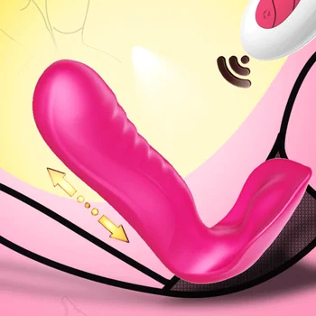 Dildo Šok Vibrátor sexuálnu Hračku pre Ženy Masturbator diaľkové Bezdrôtové Vibrátor G-Spot Pošvy stimulovať Nositeľné Sexuálne Hračky Pre Pár 11