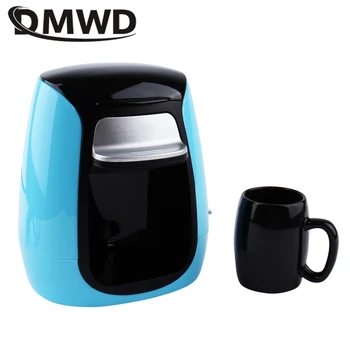 DMWD 300W Domácnosti Automatické Kvapkové kávovar Jednu Šálku Čaju Značky Portable Americký Kaviareň v Hrnci Vymeniteľný Filter Office Nástroj 11