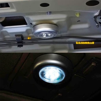 Dotknite sa Typu Skriňa Skriňa Svietidlo 3 LED Prenosné Auto, Interiér batožinového priestoru Svetla na Čítanie, Auto Súčiastky Príslušenstvo 8