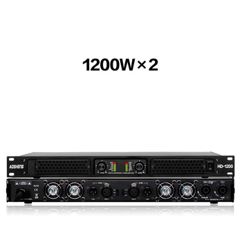 Dva-kanálový high-power class D professional 1U digitálnemu audio zosilňovaču 1200w 1500w 2000w 18
