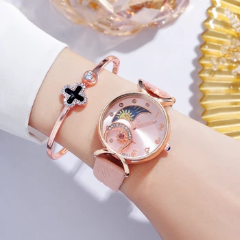 Dámske Módne Luxusné Čas Unikátne Tvorivé Ušľachtilý Dizajn Bežné Hodinky Quartz Hodinky Pre Ženy Dámske Náramkové hodinky montre femme 16