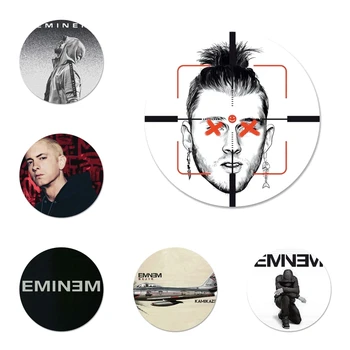 Eminem Hip Hop Rapper Odznak Brošňa Pin Príslušenstvo Pre Oblečenie Batoh Dekorácie, darčeky