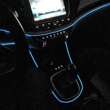 Flexibilné Neon Auto, Interiér Atmosférou LED Pás Svetla Pre Buick Enkláve Encore Predstaviť, Lakros Regal Verano Príslušenstvo