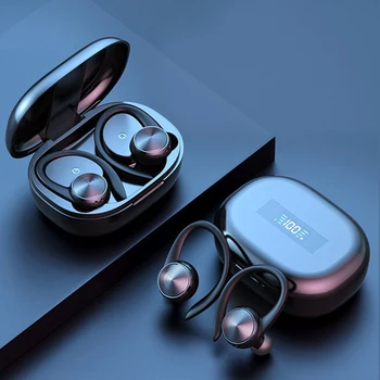FZ223 TWS Bluetooth 5.0 Bezdrôtové Slúchadlá IPX5 Nepremokavé Ucho Háčiky Športové Slúchadlá HiFi Stereo Hudobné Slúchadlá S Mikrofónom 3
