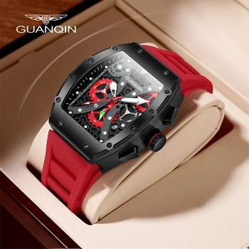 GUANQIN Mužov Automatické Hodinky pánske Mechanické Hodinky Sapphire 2022 Luxusné Značky 100M vodotesnosť Business Športové Reloj Hombre 8