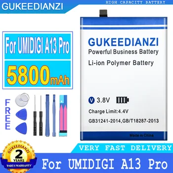 GUKEEDIANZI Náhradné Batérie A13 Pro (A13S) 5800mAh Pre UMIDIGI A13 Pro A13Pro Mobiele Telefónne kontakty batérie + Bezplatné Nástroje