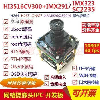 Hi3516CV300 Video a Audio Prenos Riešenie RTSP RTMP ONVIF WIFI MP4-TF Zdrojový Kód