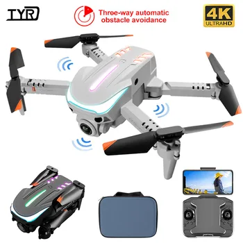 K109Nano RC Drone 4K HD Dual Camera Farebné WiFi Fpv Drone Skladacia Quadcopter Tri-way Prekážkou Vyhýbanie sa Vrtuľník Hračky