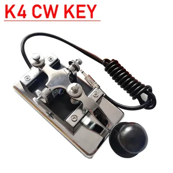 K4 Manuál Kľúčových Morse Tlačidlo CW Tlačidlo F/ prenosné Krátkovlnné Rádio Morseova abeceda Postupov CW Komunikácie Telegraph 16